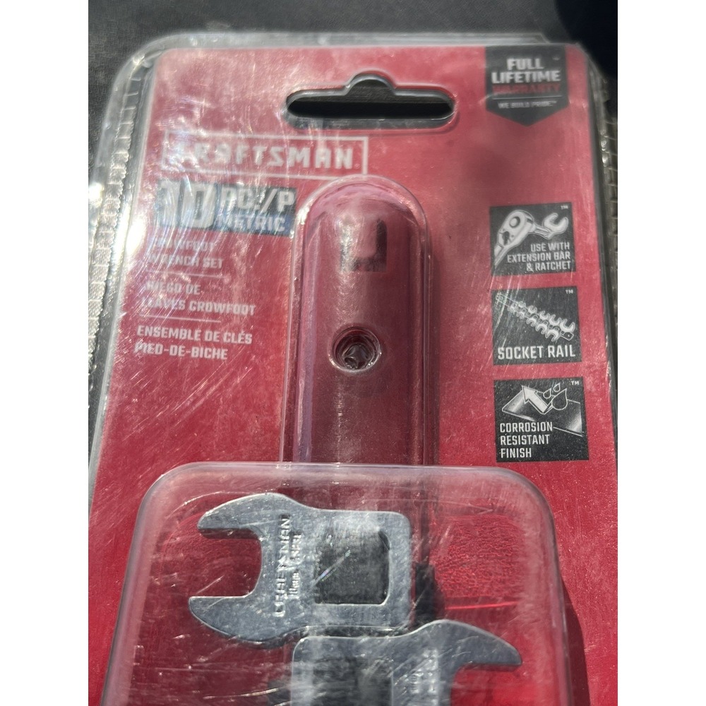 Craftsman 10 Piece METRIC Crowfoot Wrench Set CMMT12053LZ